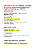 NYC Gas Work Qualification Exam Questions with Correct Answers