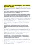 TFM10 NFPA 24 UPDATED EXAM SCRIPT QUESTIONS AND SOLUTIONS RATED A&period;pdf