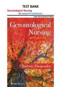 Gerontological Nursing Test Bank 10th North American Edition &vert; Charlotte Eliopoulos