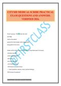CITYMD MEDICAL SCRIBE PRACTICAL EXAM QUESTIONS AND ANSWERS&period; VERIFIED 2026&period;