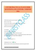 CITYMD PRACTICAL EXAM SCRIBE QUESTIONS AND ANSWERS&period; VERIFIED 2026&period;