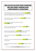 WGU C213 PA & OA STUDY GUIDE 2&vert;QUESTIONS AND 100&percnt; CORRECT ANSWERS&vert;LATEST &excl;&excl;&excl;&excl;2026&vert;GRADED A&plus;&vert; &lpar;EXAM READY&rpar;