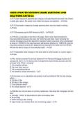 HECM UPDATED REVISION EXAMS QUESTIONS AND SOLUTIONS RATED 