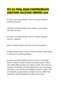 PSYCHOTHERAPY FOR THE ADVANCED PRACTICE PSYCHIATRIC NURSE COMPREHENSIVE TEST 2026 QUESTIONS WITH FULL SOLUTION GRADED A&plus;