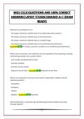 WGU C213&vert;QUESTIONS AND 100&percnt; CORRECT ANSWERS&vert;LATEST &excl;&excl;&excl;&excl;2026&vert;GRADED A&plus;&vert; &lpar;EXAM READY&rpar;