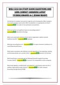 WGU C213 OA STUDY GUIDE&vert;QUESTIONS AND 100&percnt; CORRECT ANSWERS&vert;LATEST &excl;&excl;&excl;&excl;2026&vert;GRADED A&plus;&vert; &lpar;EXAM READY&rpar;