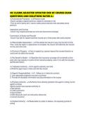 NC CLAIMS ADJUSTER UPDATED END OF COURSE EXAM QUESTIONS AND SOLUTIONS RATED A&period;pdf