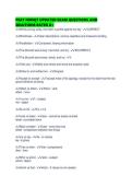 PSAT NMSQT UPDATED EXAM QUESTIONS AND SOLUTIONS RATED