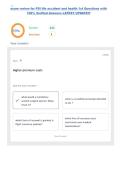 exam review for PSI life accident and health 1st Questions with 100&percnt; Verified Answers LATEST UPDATE&excl;&excl;&excl;