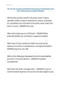 PSI - NY Life&comma; Accident and Health Practice Exam 17-55 Questions with 100- Verified Answers LATEST UPDATE&excl;&excl;&excl;