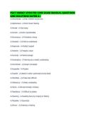 PSAT NMSQT UPDATED CORE EXAM MANUAL QUESTIONS AND SOLUTIONS RATED