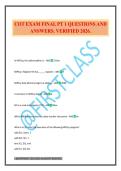 COT EXAM FINAL PT 1 QUESTIONS AND ANSWERS&period; VERIFIED 2026&period;
