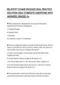 RELATIVITY CERTIFIED ADMINISTRATOR COMPREHENSIVE SCRIPT 2026 QUESTIONS WITH ANSWERS GRADED A&plus;