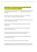 NUR 228 Exam 1 Quiz Questions &lpar;Latest Update 2026&rpar; With Correct Answers &vert;Solutions &lpar;100&percnt;Pass&rpar;
