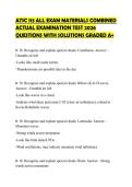 ATSC 113 ALL EXAM MATERIALS COMBINED ACTUAL EXAMINATION TEST 2026 QUESTIONS WITH SOLUTIONS GRADED A&plus;
