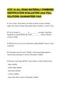ATSC 113 ALL EXAM MATERIALS COMBINED CERTIFICATION EVALUATION 2026 FULL SOLUTIONS GUARANTEED PASS