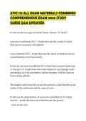 ATSC 113 ALL EXAM MATERIALS COMBINED COMPREHENSIVE EXAM 2026 STUDY GUIDE Q&A UPDATED