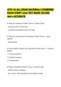 ATSC 113 ALL EXAM MATERIALS COMBINED EXAM SCRIPT 2026 TEST BANK SOLVED 100&percnt; ACCURATE