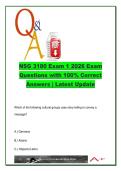 NSG 3180 Exam 1 &ndash; 100&plus; Verified Questions & Answers &vert; Communication&comma; Safety&comma; Culture&comma; Nursing Process&comma; SBAR