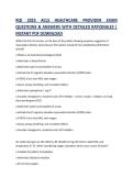 RQI 2025 ACLS HEALTHCARE PROVIDER EXAM QUESTIONS & ANSWERS WITH DETAILED RATIONALES &vert; INSTANT PDF DOWNLOAD
