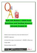 NUR 326 EXAM COMPLETE PACKAGE DEAL