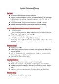Cognitive Behavioural Therapy &lpar;CBT&rpar; - Talking Therapies - Evaluation &plus; Description