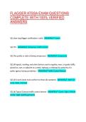 FLAGGER ATSSA EXAM QUESTIONS COMPLETE WITH 100&percnt; VERIFIED ANSWERS 2026