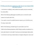 CIT 486 practice Questions and Answers &lpar;100 &percnt;Score&rpar;