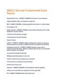 SBOLC Security Fundamentals Questions and Answers &vert; 2026 Update &vert; 100&percnt; Correct