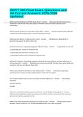 GOVT 350 Final Exam Questions and All Correct Answers 2025-2026 Updated&period;