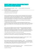 GOVT 350 Liberty University Test 4 Questions Fully Solved&period;