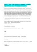 GOVT 350 Test 1 Study Guide- Ferdon Questions and Correct Answers&period;