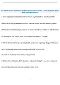 CIT 486 Practice Questions and Answers &lpar;100 &percnt;Score&rpar; Latest Updated 2026 &vert;  With Expert Solutions 