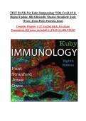 TEST BANK For Kuby Immunology With Covid-19 & Digital Update&comma; 8th Edition By Sharon Stranford&semi; Judy Owen&semi; Jenni Punt&semi; Patricia Jones Complete Chapters 1-21