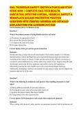 Nail Technician Safety Certification Exam Study Guide 2026 &vert; Complete Nail Tech Health&comma; Sanitation&comma; Infection Control&comma; Chemical Safety & Workplace Hazard Prevention Practice Questions with Verified Answers and Detailed Explanations for Licensing Success
