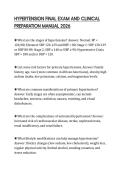 HYPERTENSION FINAL EXAM AND CLINICAL PREPARATION MANUAL 2026