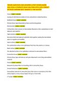 TISSUES QUESTIONS AND ANSWERS LATEST DOWNLOADED 2025&sol;2026 A COMPLETE EXAM SOLUTION WITH 100&percnt; CORRECT DETAILED ANSWERS BEST GRADED A&plus; FOR SUCCESS