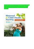 TEST BANK for Maternal and Child Health Nursing&colon; Care of the Childbearing and Childrearing Family&comma; 8th Edition &lpar;2026&sol;2027&rpar; by Adele Pillitteri &mdash; Complete Chapter Coverage&comma; NCLEX-Style Questions&comma; Verified Answers with Detailed Rationales A&plus;