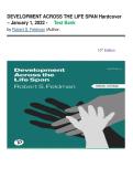 TEST BANK for DEVELOPMENT ACROSS THE LIFE SPAN Hardcover &ndash; January 1&comma; 2022 by Robert S&period; Feldman &lpar;Author&rpar;  All Chapters 1-19 Fully Covered &vert;&vert; Newest Version 2026