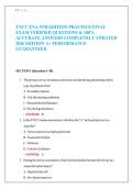 TNCC ENA 9TH EDITION PRACTICE FINAL EXAM VERIFIED QUESTIONS & 100- ACCURATE ANSWERS COMPLETELY UPDATED 2026 EDITION A&plus; PERFORMANCE GUARANTEED 