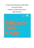 Test Bank For Microbiology Openstax LATEST EDITION By Nina Parker&comma; OpenStax &vert;All Chapters &lpar;1-26&rpar; &vert;Q&A Verified &vert; Graded A&plus; &vert;ISBN 9781938168147