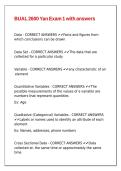 BUAL 2600 Yan Exam 1 with answers&period;