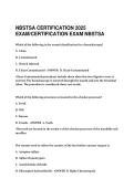 NBSTSA Certification Exam 2026&sol;2027 &ndash; Verified Questions & Answers &vert; Surgical Technology Exam Prep