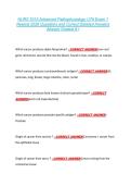 NURS 5315 Advanced Pathophysiology UTA Exam 1  Newest 2026 Questions and Correct Detailed Answers  Already Graded A&plus; 