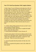 Nurs 2725&colon; Final Exam Questions With Complete Solutions