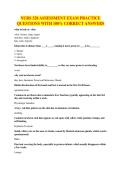 NURS 328&colon; CONCEPTION AND DEVELOPMENT EXAM PRACTICE QUESTIONS WITH 100&percnt; CORRECT ANSWERS