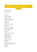 FIRST CATILINARIAN&colon; LESSON 1 &lpar;STEADMAN&rpar; PRACTICE EXAM QUESTIONS WITH VERIFIED ANSWERS