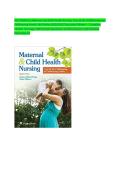 TEST BANK for Maternal and Child Health Nursing&colon; Care of the Childbearing and Childrearing Family&comma; 8th Edition &lpar;2026&sol;2027&rpar; by Adele Pillitteri &mdash; Complete Chapter Coverage&comma; NCLEX-Style Questions&comma; Verified Answers with Detailed Rationales A&plus;