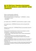 Bio 161 PSU Exam 3 Questions And Answers With Verified Solutions &vert; Latest 2026&sol;2027 Update &vert; Graded A&plus;&excl;&excl;