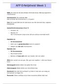 AFP kennistoets samenvatting OWE 5 